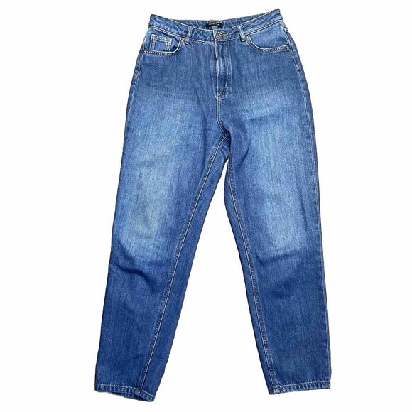 Massimo Dutti Denim - Massimo Dutti Women's High Rise Straight Leg Jeans Size 4 90s Style Made USA